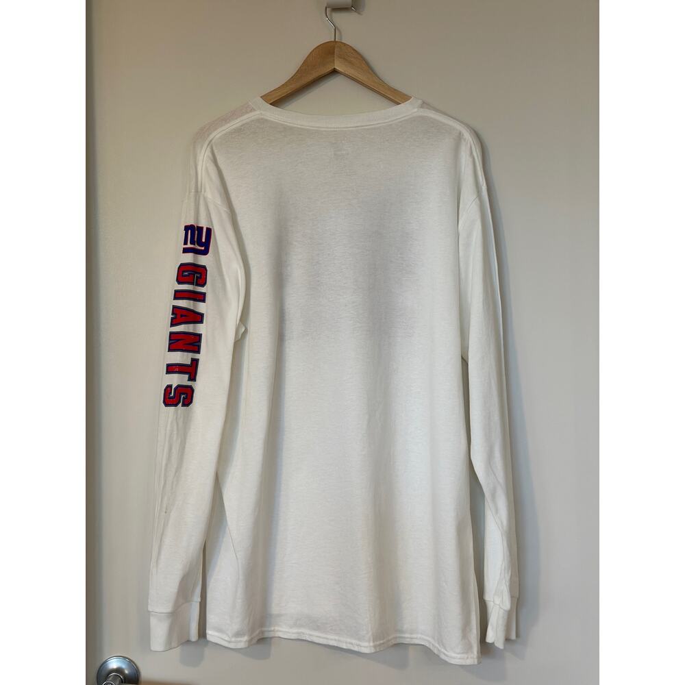 NWT Majestic 2XL New York Giant NFL Football 3-in-1 T-Shirt White Long Sleeve - Picture 2 of 7